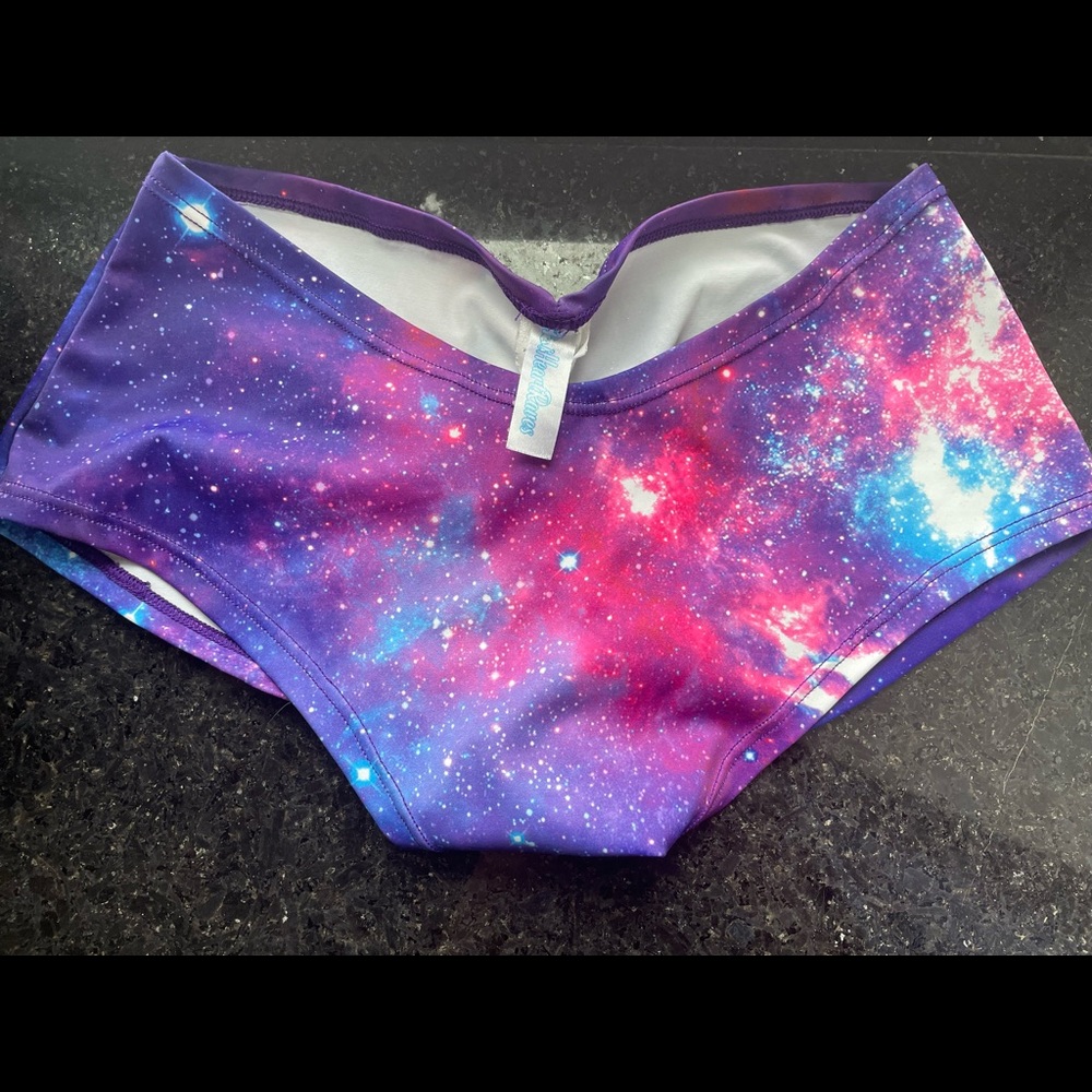 IHeartRaves Galaxy Booty Shorts